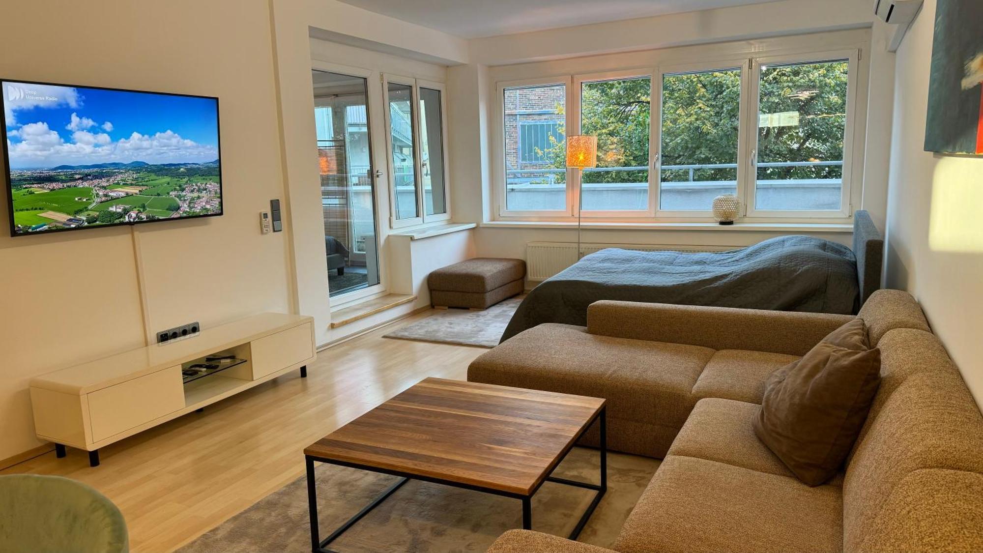 City Apartement Linz Fuer 5 Gaeste Mit Self-Checkin Und Kueche Экстерьер фото